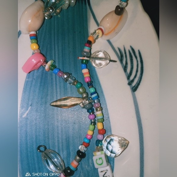 Dreaming ladies or teenagers stretchy multicolour seed bead choker necklace ππ - Picture 4 of 6